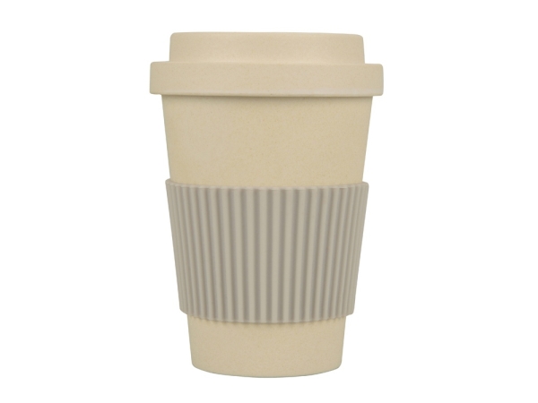 Термокружка "Muffin" из натуральных волокон, бежевый