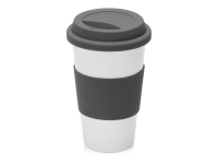 Фарфоровая кружка с двойными стенками "Toronto", 300 мл, серый Фарфоровая кружка с двойными стенками "Toronto", 300 мл, серый