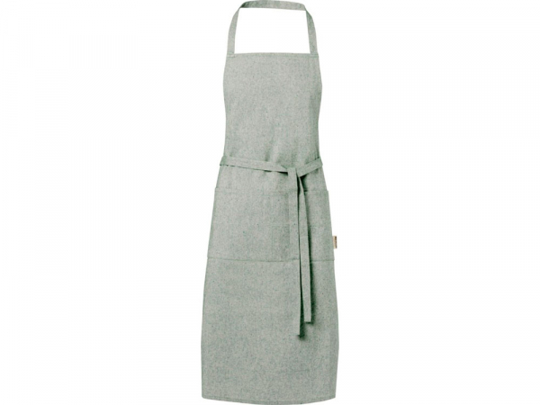Pheebs 200 g/m2 recycled cotton apron, зеленый яркий