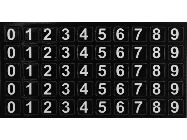 Табличка «Tempark» с номером телефона для временной парковки, черный