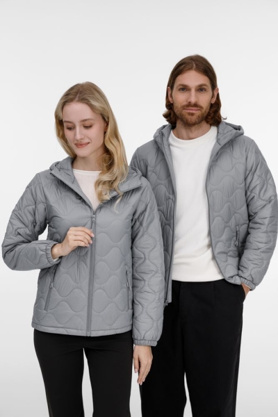 Куртка унисекс Tarnaby, светло-серая