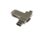 USB 3.0- флешка на 256 Гб поворотный механизм 2 в 1, c дополнительным разъемом Type-C с одноцветным металлическим клипом, серый