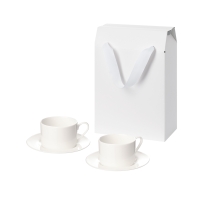 Подарочный набор Mokko в коробке-пакете (две чайных пары)