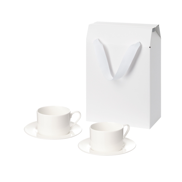 Подарочный набор Mokko в коробке-пакете (две чайных пары)