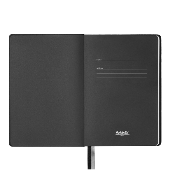 Ежедневник Мун Ривер (Moon River) недатированный, черный (без упаковки, без стикера)