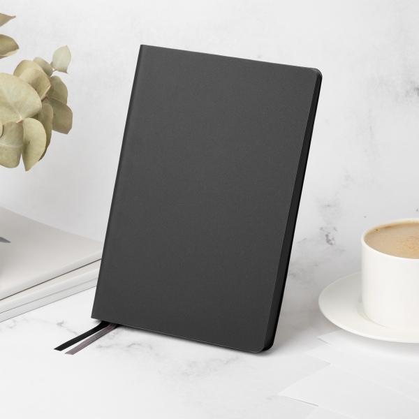 Ежедневник Мун Ривер (Moon River) недатированный, черный (без упаковки, без стикера)