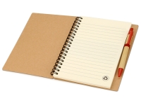 Блокнот "Helly" с ручкой, красный Блокнот "Helly" с ручкой, красный