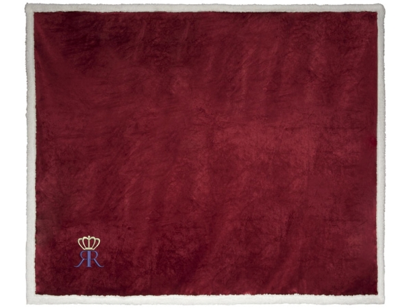 Плед Lauren, бургунди