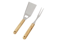 Набор BBQ Grill Master из двух приборов с деревянными ручками Набор BBQ Grill Master из двух приборов с деревянными ручками