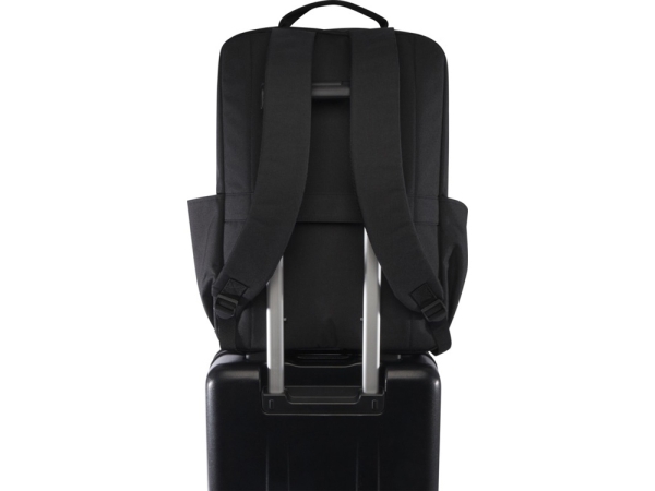 Рюкзак для ноутбука Libra 15” GRS из переработанного материала, 15 л, древесный уголь