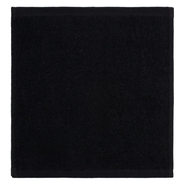 Полотенце махровое «Юнона», малое, черное