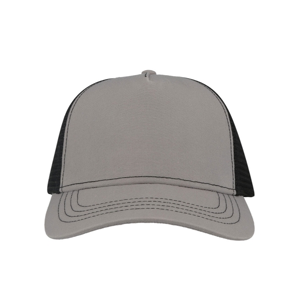 Бейсболка RAPPER CANVAS, 5 клиньев, пластиковая застёжка