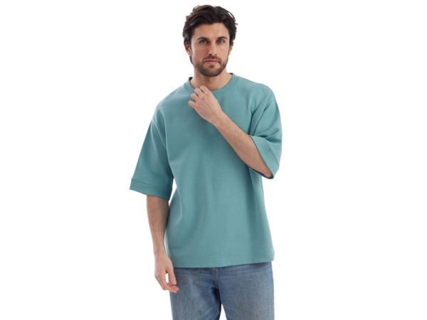 Футболка «Gamma.01» мужская, припыленно-бирюзовый