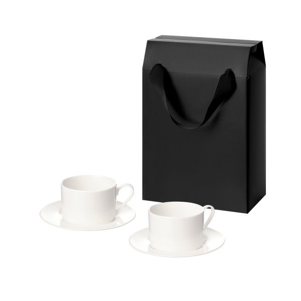 Подарочный набор Mokko в коробке-пакете (две чайных пары)