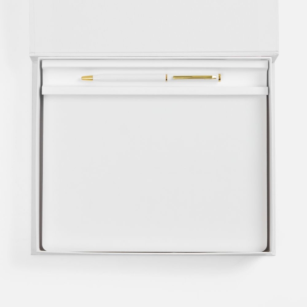 Набор Nebraska Flex, белый с золотистым