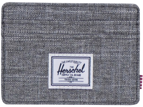 Herschel Charlie держатель для карт с RFID-защитой из переработанного материала - Серый яркий