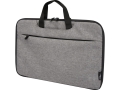 Эко- чехол для ноутбука «Libra» 2 в 1 из переработанного пластика, серый яркий