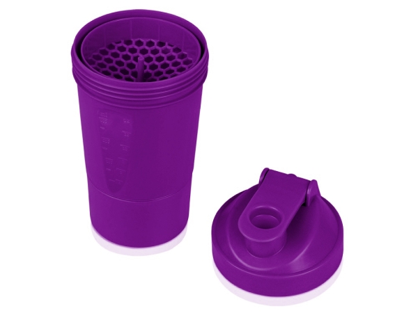 Шейкер для спортивного питания «Level Up», фиолетовый
