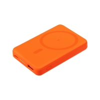 Внешний аккумулятор Largo PD 5000mAh с функцией беспроводной зарядки 15W, оранжевый Внешний аккумулятор Largo PD 5000mAh с функцией беспроводной зарядки 15W, оранжевый