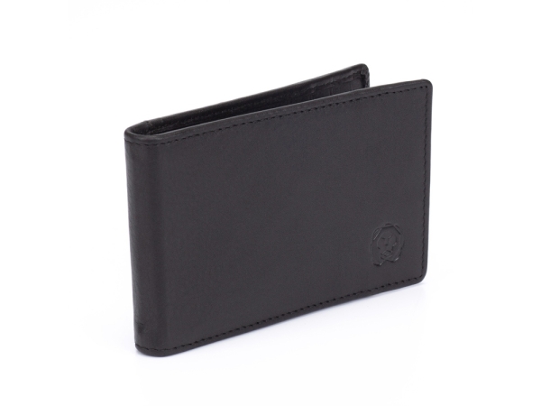 Зажим для денег Cross Classics Black, кожа наппа, гладкая, чёрный, 11 х 1,5 х 7 см