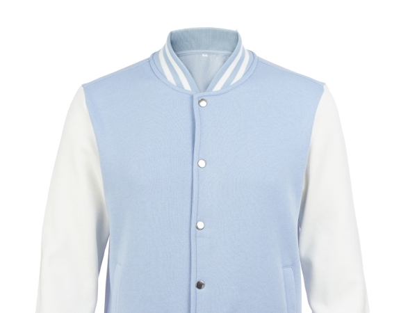 Бомбер «Oxford», небесно-голубой/молочный, унисекс