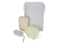 Набор банных принадлежностей Harmony из 3 предметов - Натуральный Набор банных принадлежностей Harmony из 3 предметов - Натуральный