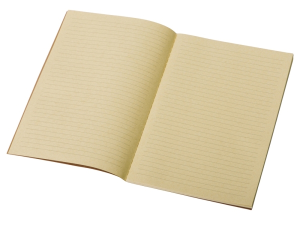 Блокнот "Monet", гибкая обложка A5 из моющегося крафта, 32 листа, натуральный