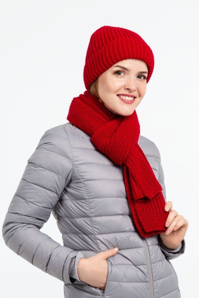 Шарф Nordkapp, глубокий красный