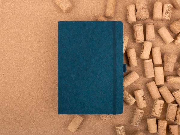 Блокнот Cork County, синий