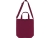 Сумка Helfer из хлопка на кнопке с регулирующейся лямкой, бордовый