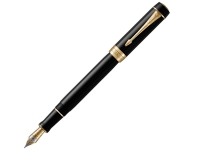 Перьевая ручка Parker Duofold Classic Centennial, Black GT, перо: F Перьевая ручка Parker Duofold Classic Centennial, Black GT, перо: F