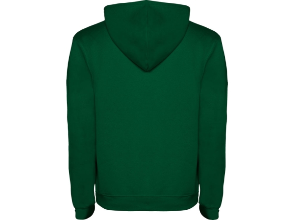 Толстовка с капюшоном "Urban" мужская, бутылочный/серый меланж