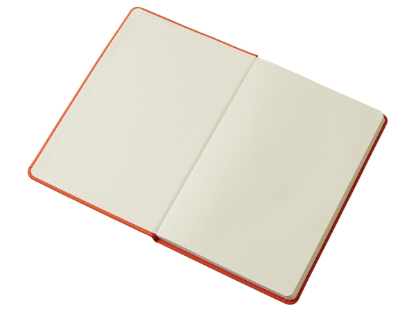 Блокнот в твердой обложке A5 «Виспи 2.0» в клетку, оранжевый