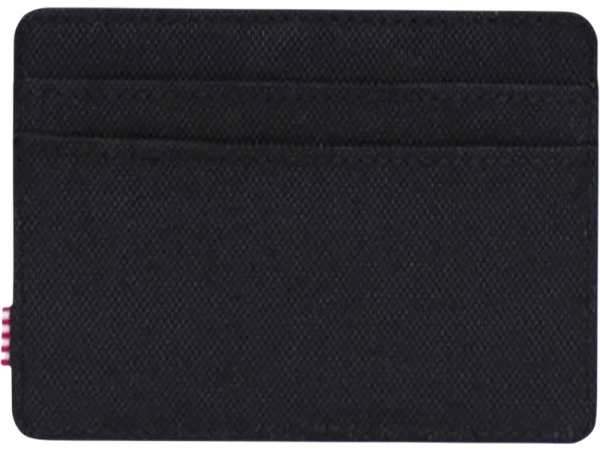 Herschel Charlie держатель для карт с RFID-защитой из переработанного материала - сплошной черный