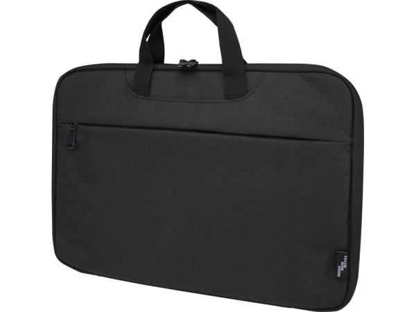 Эко- чехол для ноутбука «Libra» 2 в 1 из переработанного пластика, древесный уголь