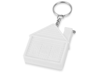 Брелок-рулетка "Домик", 1 м., белый Брелок-рулетка "Домик", 1 м., белый