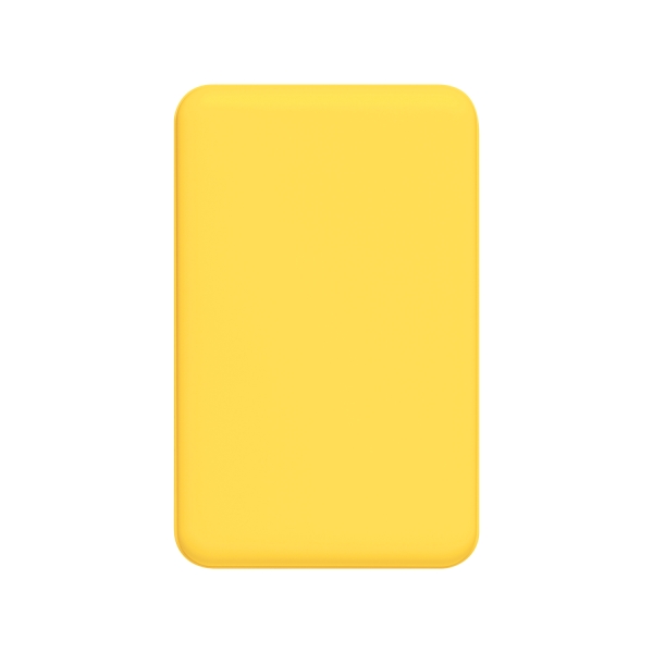 Внешний аккумулятор Largo PD 5000mAh с функцией беспроводной зарядки 15W, желтый