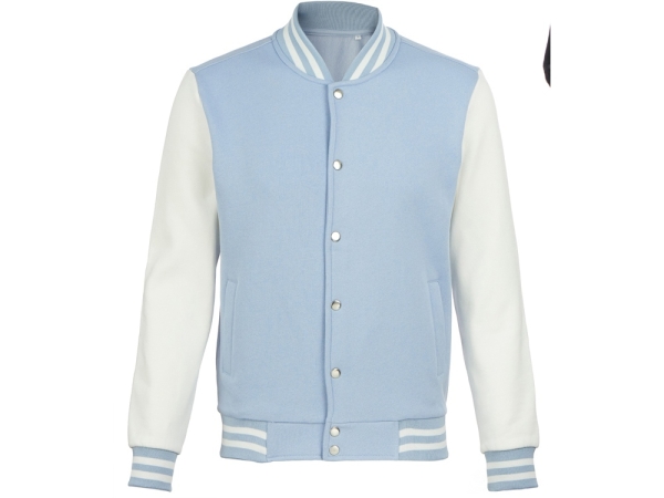 Бомбер «Oxford», небесно-голубой/молочный, унисекс