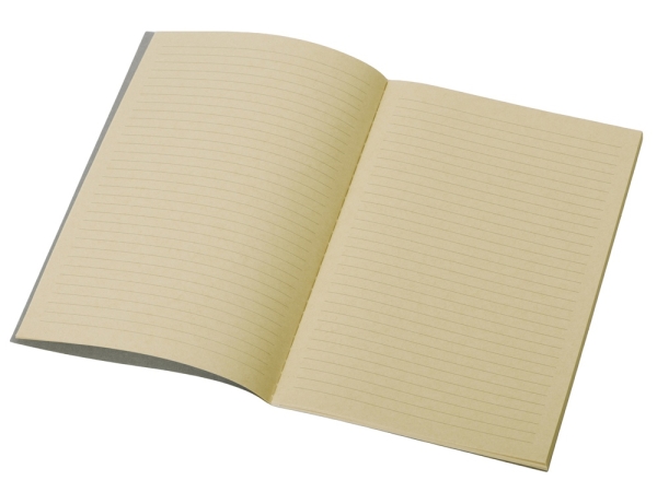 Блокнот "Monet", гибкая обложка A5 из моющегося крафта, 32 листа, серый