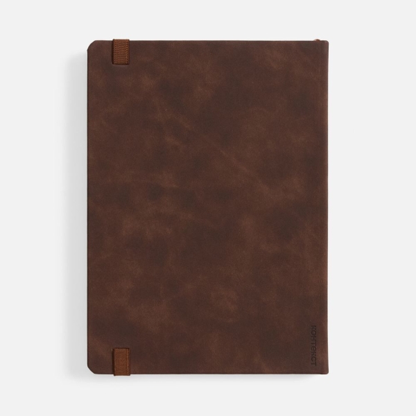 Ежедневник Urban Hard, недатированный, коричневый