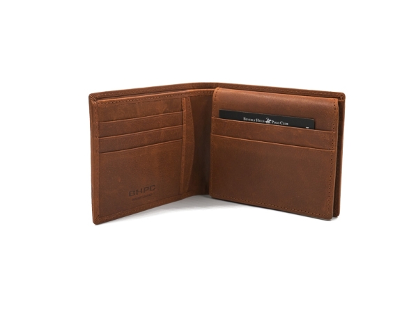 Бумажник мужской Beverly Hills Polo Club, светло-коричневый