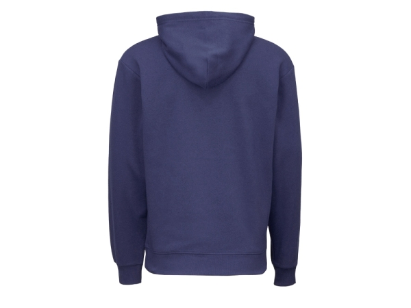 Толстовка с капюшоном оверсайз «Lisbon» унисекс, темно-синий