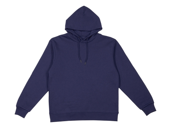 Толстовка с капюшоном оверсайз «Lisbon» унисекс, темно-синий