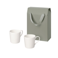Подарочный набор Siena в коробке-пакете (две фарфоровых кружки)