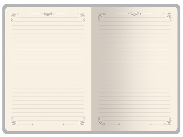 Ежедневник недатированный А5 "Royal", черный с бронзовым срезом