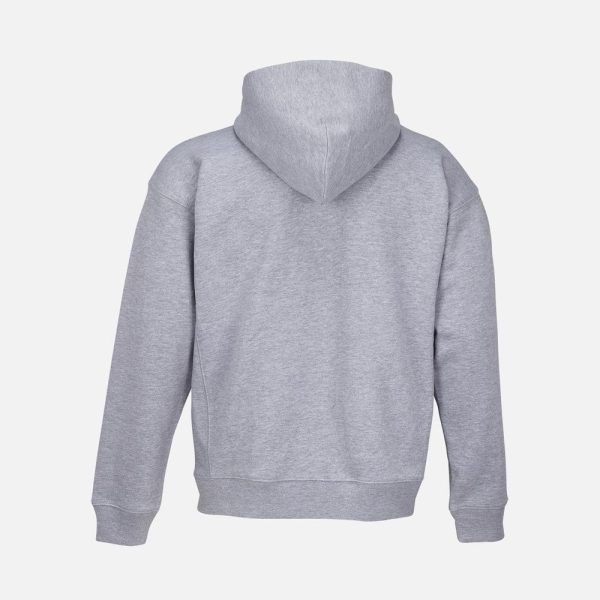 Толстовка унисекс на молнии Jelo, серый меланж