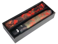 Набор: платок, складной зонт Моне. Поле маков, красный/зеленый