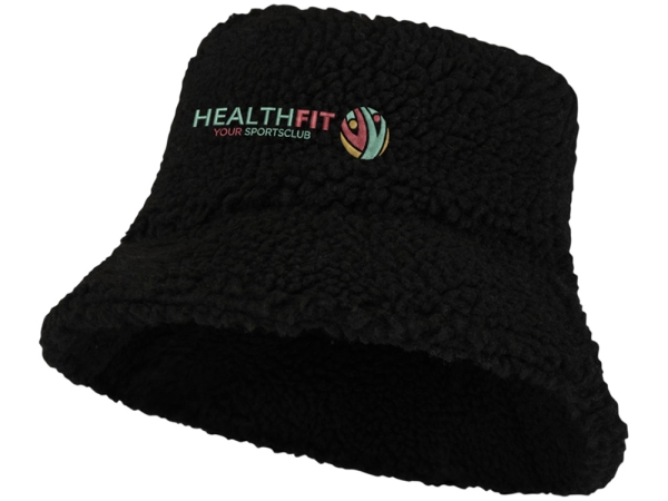 Панама "Baru"  из шерпа - Сплошной черный