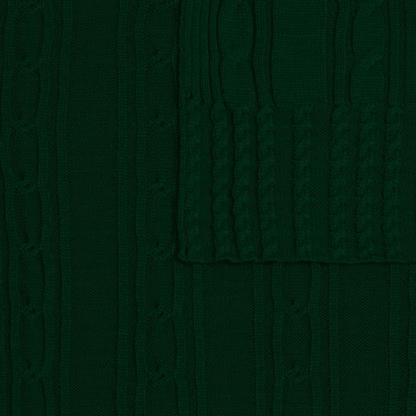 Плед Remitti, темно-зеленый (хвойный)