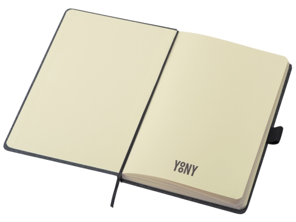 Блокнот А5 "Snow Hard" твердая обложка, 80 листов 70 гр/м2, черный